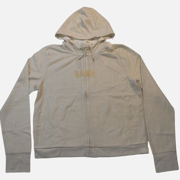 All-Sport Couture Womens NFL Los Angeles Rams Play Action Hoodie  New With Tags - Picture 4 of 7